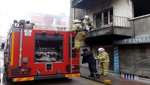 Kırıkkale'de metruk binada çıkan yakın söndürüldü