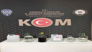 Kırıkkale'de sahte içki ele geçirildi
