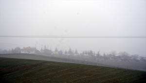 Kırıkkale'de sis etkili oluyor 