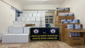 Konya'da 1 milyon 400 bin kaçak makaron ele geçirildi