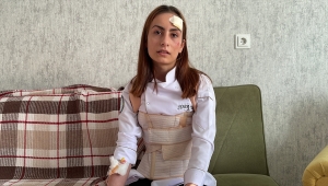 Konya'da sokak köpeklerinden kaçmak isterken otomobilin çarptığı lise öğrencisi yaşadıklarını anlattı