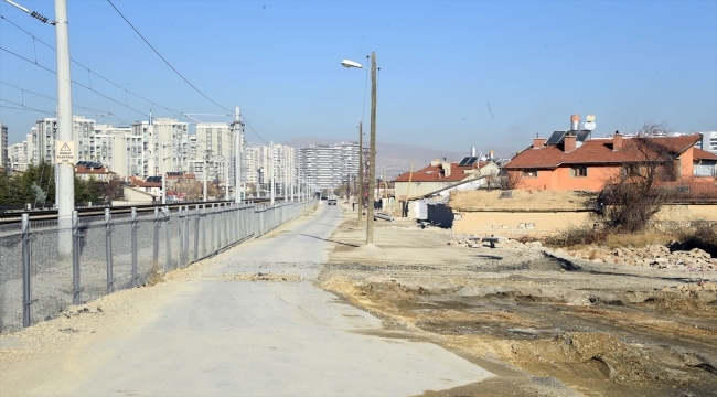 Konya'da Taşköprü ile Çeçenistan Köprüsü arasındaki çalışmalar sürüyor