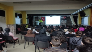 Kulu'da liseli öğrencilere trafik güvenliği eğitimi verildi