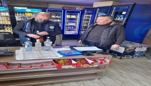 Nallıhan ilçesinde sahte içki denetimi yapıldı