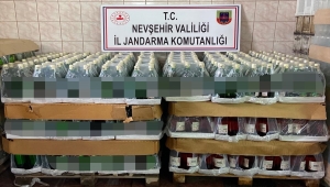 Nevşehir'de kaçak içki operasyonunda 2 şüpheli yakalandı