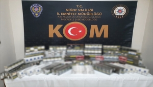 Niğde'de 1060 paket kaçak sigara ele geçirildi