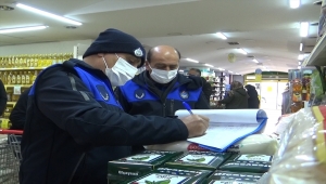 Şereflikoçhisar'da zabıta ekiplerinden marketlerde fiyat denetimi
