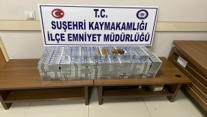 Sivas'ta kaçak sigara operasyonu