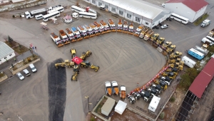 Sivas'ta karla mücadele ekipleri, kış boyunca 7 gün 24 saat sahada olacak