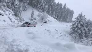 Sivas'ta köyde mahsur kalan hamile kadın için seferber oldular 