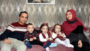 Üçüz çocuk sahibi sağlıkçı çift omuz omuza çalışıyor