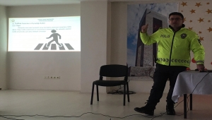 Ulaş'ta öğrencilere trafik eğitimi verildi