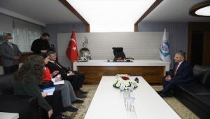 Başkan Memduh Büyükkılıç, İsviçre Büyükelçisi Ruch'u ağırladı