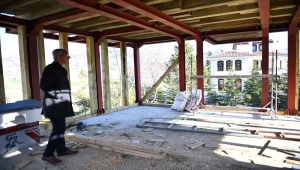 Beypazarı Belediye Başkanı Kaplan, devam eden çalışmaları inceledi