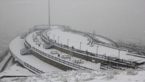Beypazarı'da kar yağışı etkili oldu