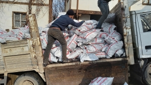 Beypazarı'nda kömür dağıtımı sürüyor 