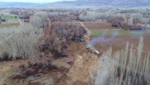 Beyşehir'de DSİ'den taşkın koruma çalışmaları
