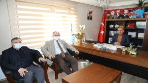 Çubuk Kaymakamı ve Belediye Başkanından odalara ziyaret