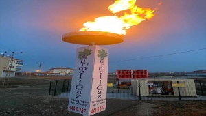 Doğankent beldesi doğal gaza kavuştu