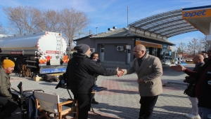 Emirgazi Belediye Başkanı Nurişen Koçak, dizi setini ziyaret etti