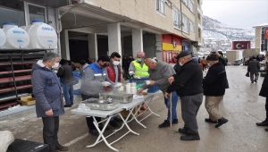 Ermenek Belediyesinden pazarcı esnafına çorba ikramı