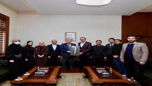 Eskişehir Valisi Ayyıldız, TÜGVA İl Temsilcisi Anıl'ı kabul etti