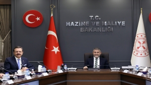 Hazine ve Maliye Bakanı Nebati, TOBB heyetini kabul etti