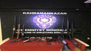 Kahramankazan'da ruhsatsız silah operasyonu