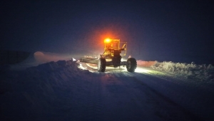Kayseri'de 55 kırsal mahallenin yolu ulaşıma açıldı
