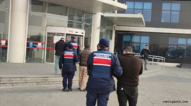 Kayseri'de rayların bağlantı demirlerini çalan zanlılar tutuklandı