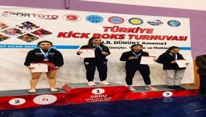 Kayserili kick boksçular Ordu'dan 34 madalya ile döndü 