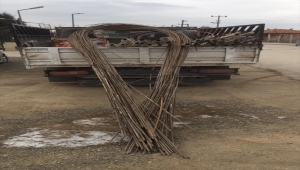 Kırıkkale'de inşaat malzemesi çaldıkları iddiasıyla 3 zanlı tutuklandı