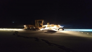 Konya'da kar ve tipi nedeniyle 6 gün mahsur kalan işçiyi AFAD ekipleri kurtardı