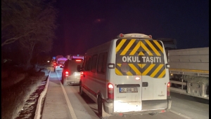 Konya'da olumsuz hava koşulları ulaşımda aksamaya neden oluyor