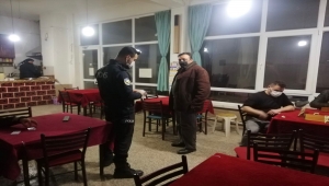 Nallıhan'da polis ekiplerinden denetim