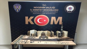 Nevşehir'de 146 tarihi eser ele geçirildi