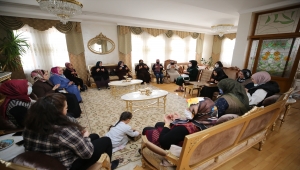 Şehit aileleri vali konutunda ağırlandı