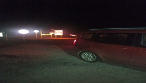 Trafiğe kapalı yola girince hem mahsur kaldı, hem de para cezası yedi