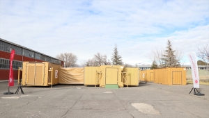 TSK'dan NATO standartlarında 30 dakikada kurulabilen seyyar sahra hastanesi