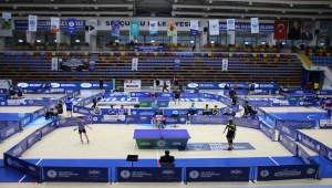 Türkiye Masa Tenisi Süper Ligi 3. etabının ilk gün müsabakaları Konya'da tamamlandı