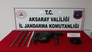 Aksaray'da kaçak kazı yapan 3 kişi suçüstü yakalandı