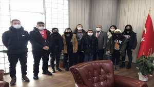 Akşehir'de Masterspor Kulübü yetkilileri ilçe protokolünü ziyaret etti