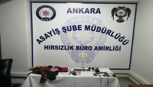 Ankara'da girdikleri evden kasa çalan hırsızlar yakalandı