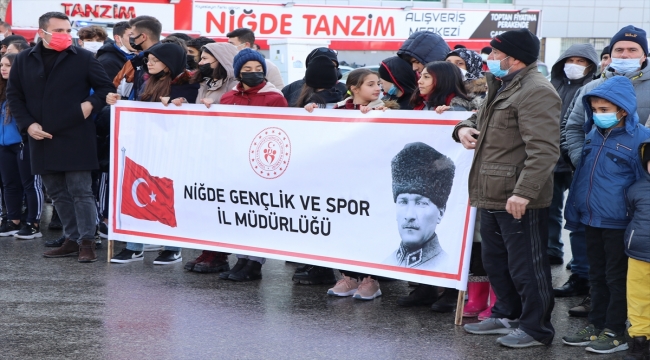 Atatürk'ün Niğde'ye gelişinin yıl dönümü kutlandı