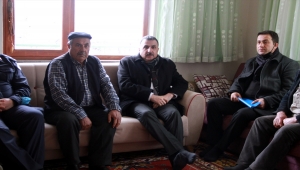 Beypazarı Kaymakamı Erdoğan, şehit aileleri ve gazileri ziyaret etti