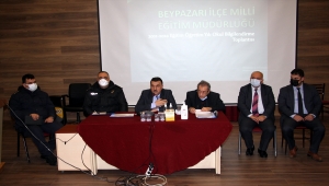 Beypazarı'nda okullarla ilgili değerlendirme toplantısı yapıldı