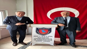 Beyşehir Şoförler, Nakliyeciler ve Otomobilciler Odası Başkanlığı'na Faruk Aydın yeniden seçildi