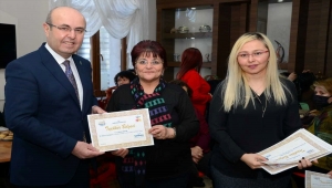 "Bir Ruhtur Çanakkale Projesi"ni tamamlayan kursiyerlere sertifika