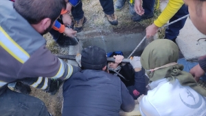 Çankırı'da çukura düşen kadın yaralandı