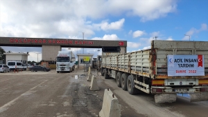 Cansuyu Derneği Suriye'ye yardım tırları gönderdi